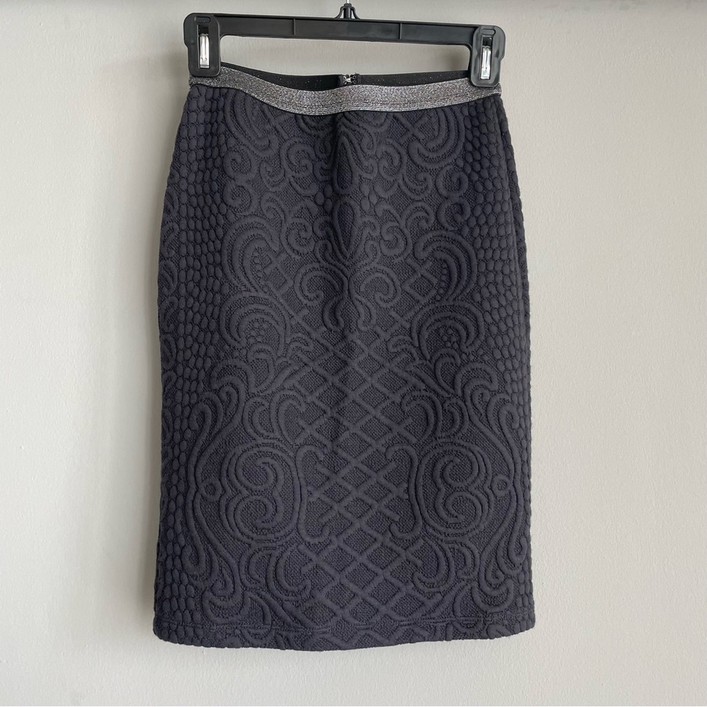 Anthropologie Moulinette Soeurs knit fitted skirt SP